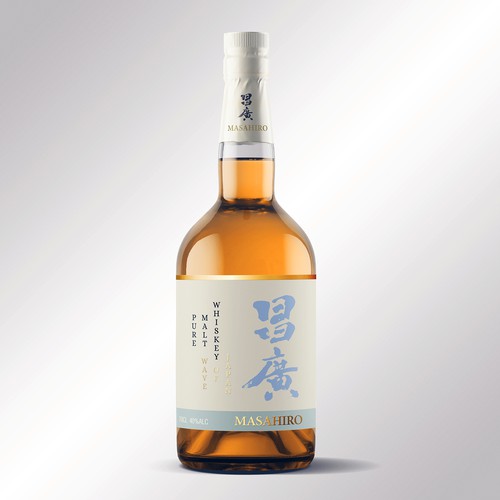 Japan Whiskey label design