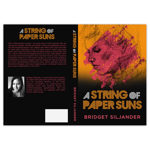 Book Cover Design for Bridget Siljander's A String of Paper Suns