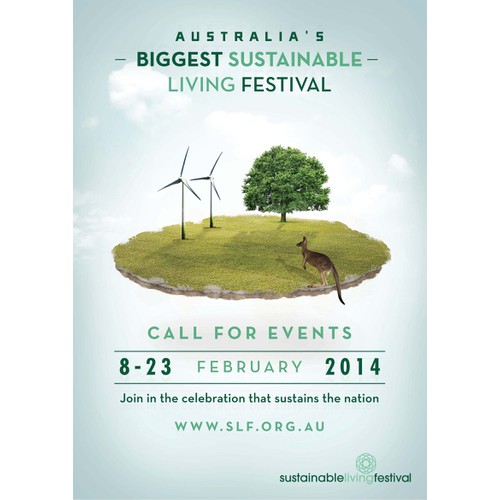 Sustainable Living Festival needs a new postcard, flyer or print