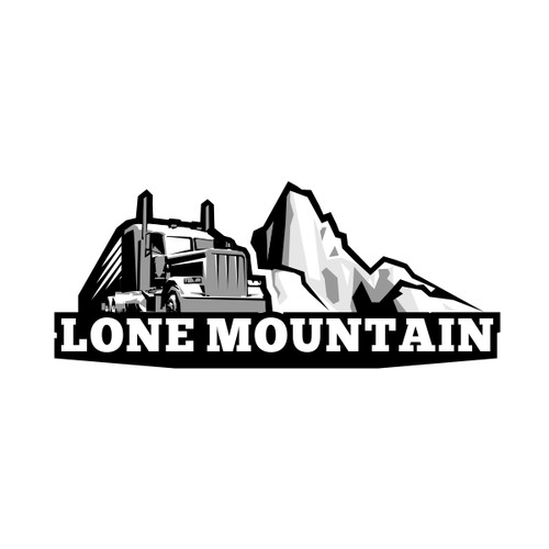 Create modernized logo for Lone Mountain