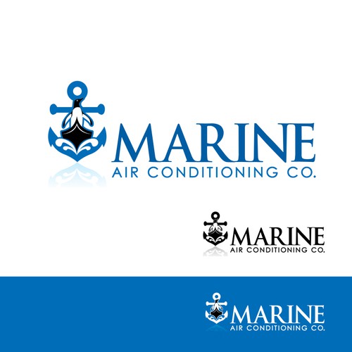 FUN LOGO FOR MARINE AIR CONDTIONING COMPANY