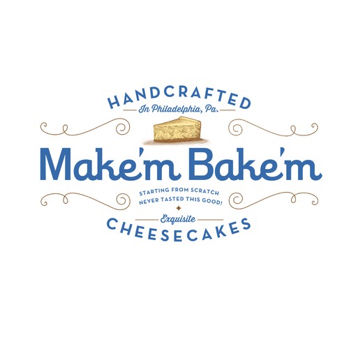 Make'm Bake'm Cheesecake Logo