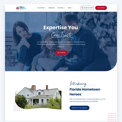 Website design for Mortgage Company