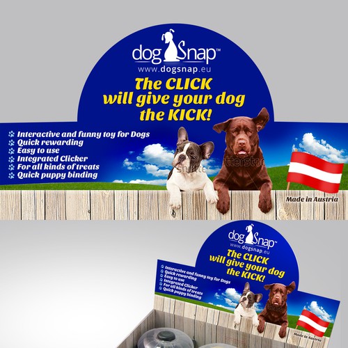 Fresh design for a box packaging / pet product
