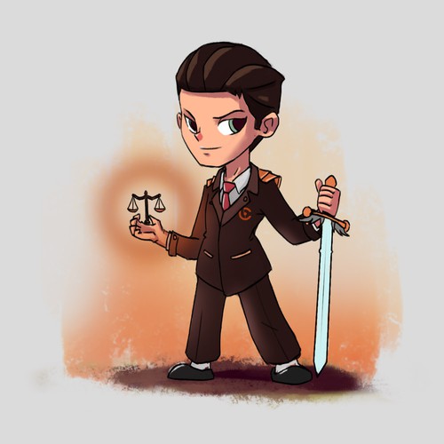 Character Design Maskot for a Law Firm