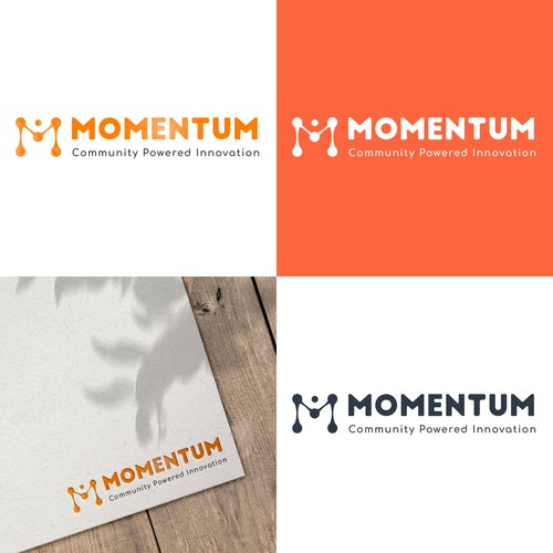 Logo design for non-profit company Momentum