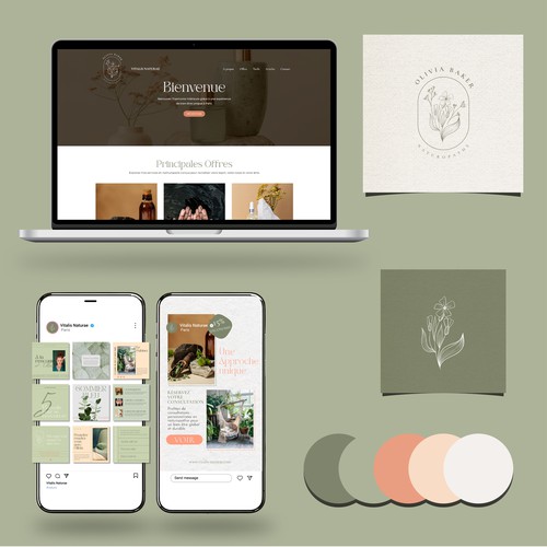 Pack web et kit de marque