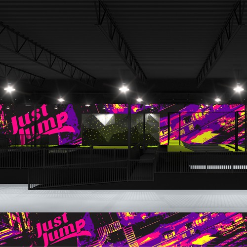 Print design fot Just Jump club