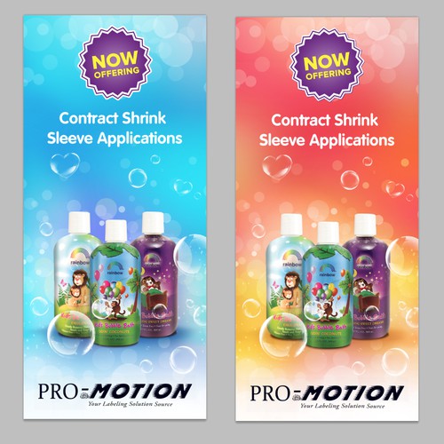 Shrink Sleeve Application Banner