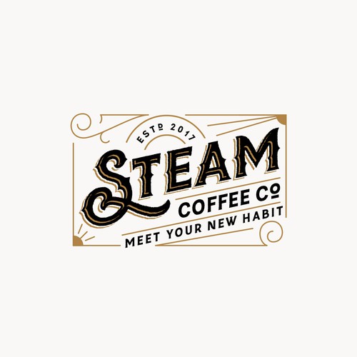 Logo for Steam Coffee Co
