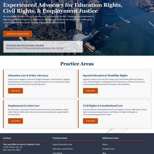 The Law Office of Laura D. Barbierri, PLLC Design