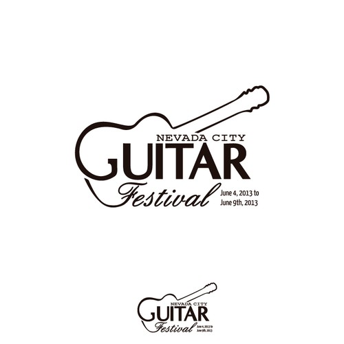 Nevada City Guitar Festival needs a new logo