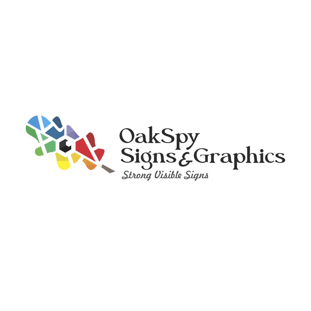 Sign and graphics company logo to portray strong visible signs.