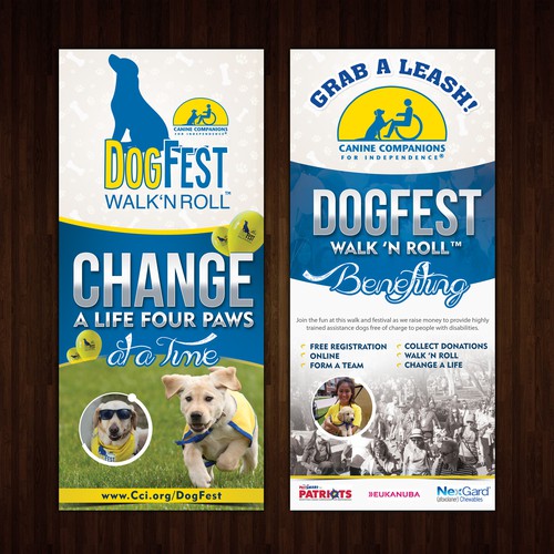 Postcard for Assistance Dog Organization Fundraiser