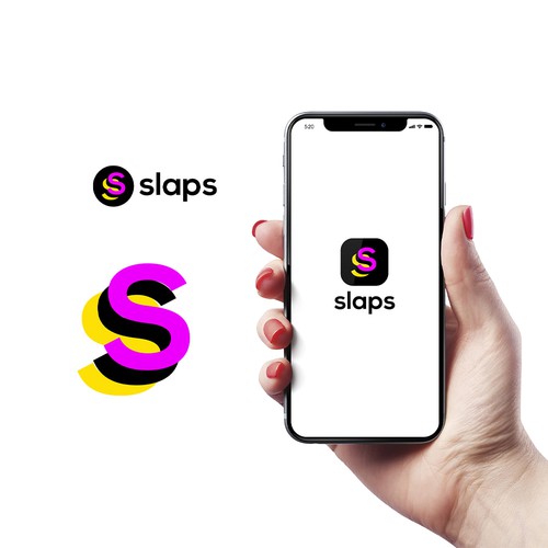 App Icon, Logo Design for a Social App Slaps