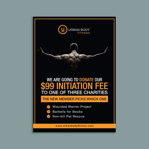 Urban Body Fitness Flyer