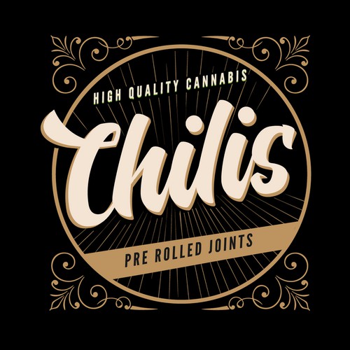 Logo Concept For Chilis Pre Rolled Joints.