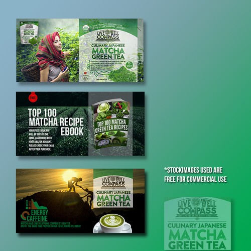 Concept - Amazon banners for Matcha