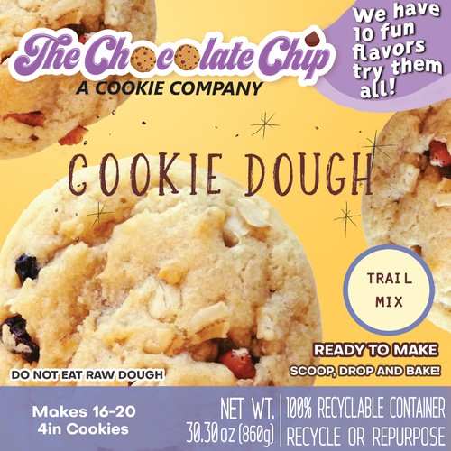 Cookie Dough Label Design
