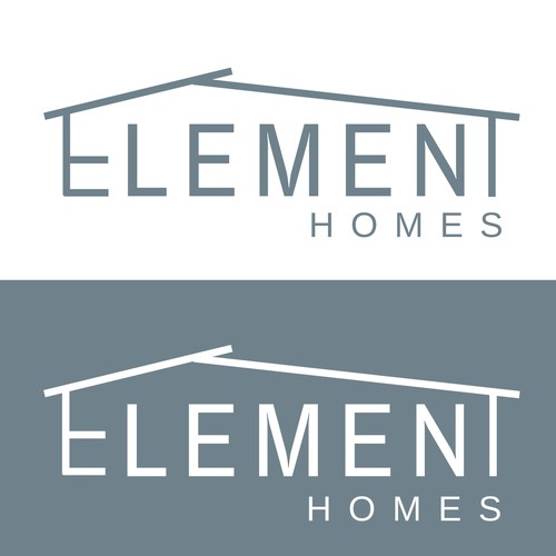 Logo concept for a custom home builder.