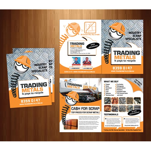 Help Trading Metals with a new brochure design