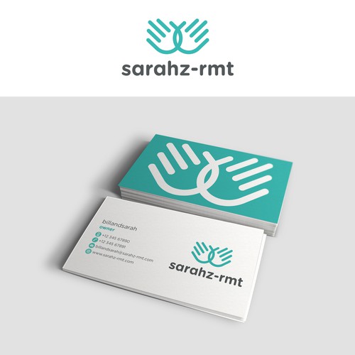 Simple logo for massage business