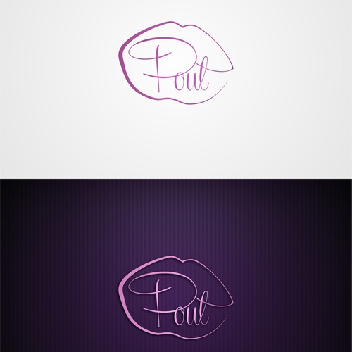 Create a logo/brand image for "Pout"; a new Salon & Spa set to take over Dubai!