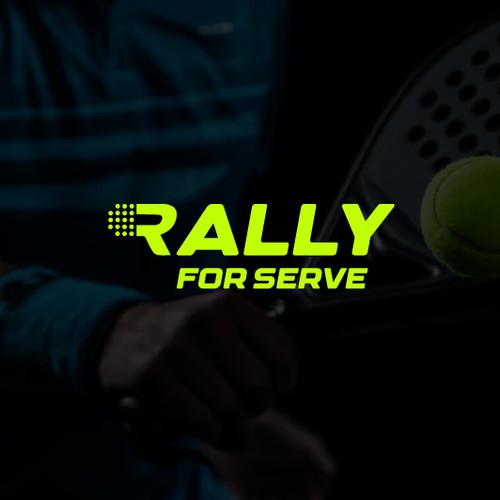 Rally for serve — Padel Club Logo Design