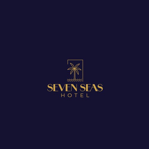 Bold logo concept for hotel
