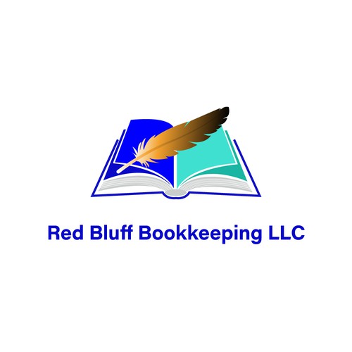 Red Bluff Bookkeeping LLC Logo Design