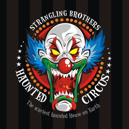 Logo for a Circus Themed Haunted House! Need something memorable, scary and attractive.