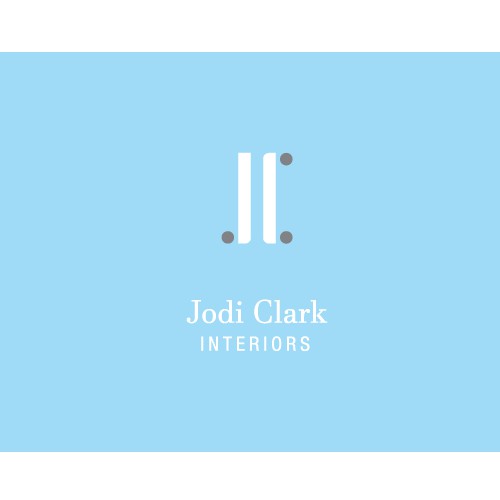 Clean Minimalist Logo Concept for Jodi Clark Interiors