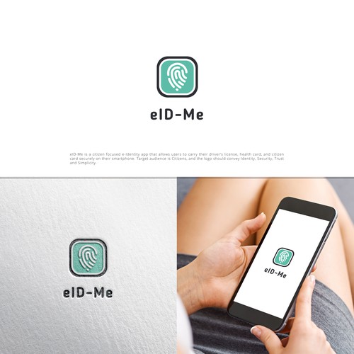 Logo concept for an identity app.