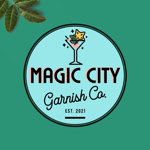 Magic City Garnish Co. Logo Design
