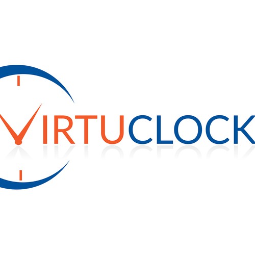 Clock logo concept for Childcare