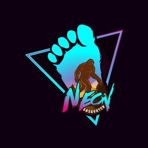 Neon Sasquatch