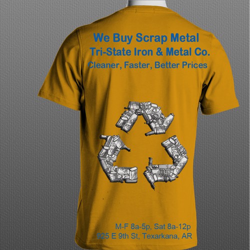 NEEDED Cool T-Shirt For Recycling Company