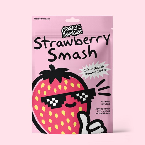 CrispyGummies Strawnerry Smash