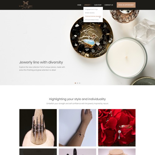 Jewelry Landing Page