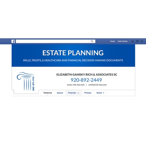 Estate planning law firm Facebook cover