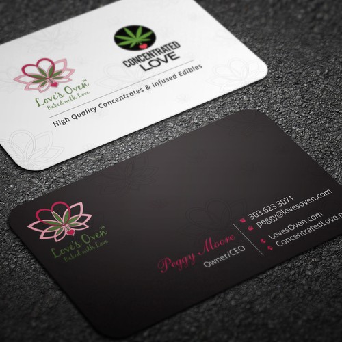 Matte Black Business card