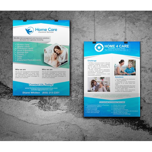 Flyer A5 "HOME 4 CARE"