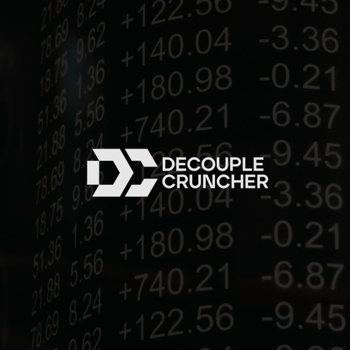 New Logo for Decouple Cruncher, a niche tax software product.