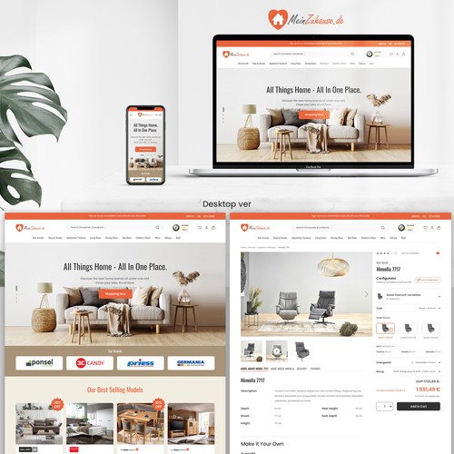 MeinZuhause - Redesign website