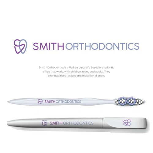 Clean logo design for Smith Orthodontics