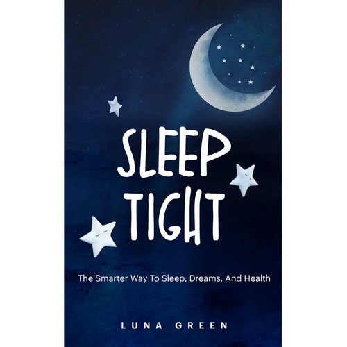 Quiet and modern eBook cover for sleep and dreams