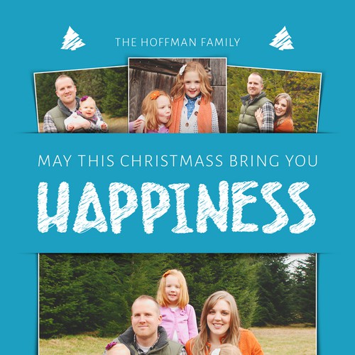 Create a Beautiful Holiday Card Template - Merry Christmas!