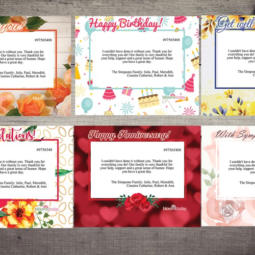 Floral Occasion Greeting Cards