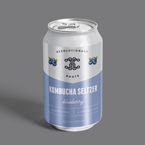 Can Label Design Kombucha Seltzer