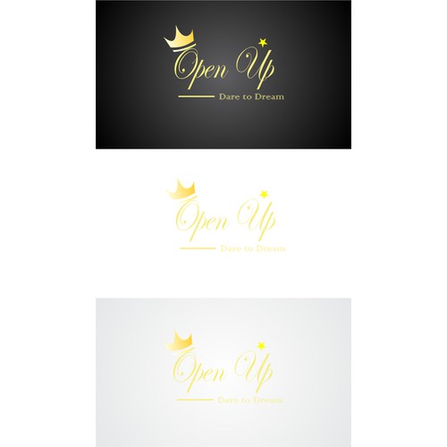 Create a simple but luxurious logo for media and communication.